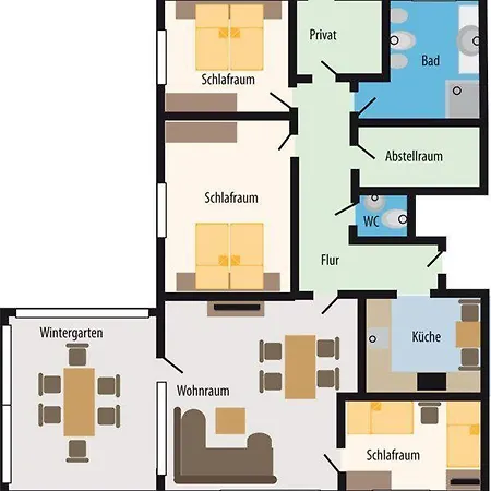 Apartment Haus Lily Nr.02 Bis Zu 6 Personen Davon Max. 2 Busum